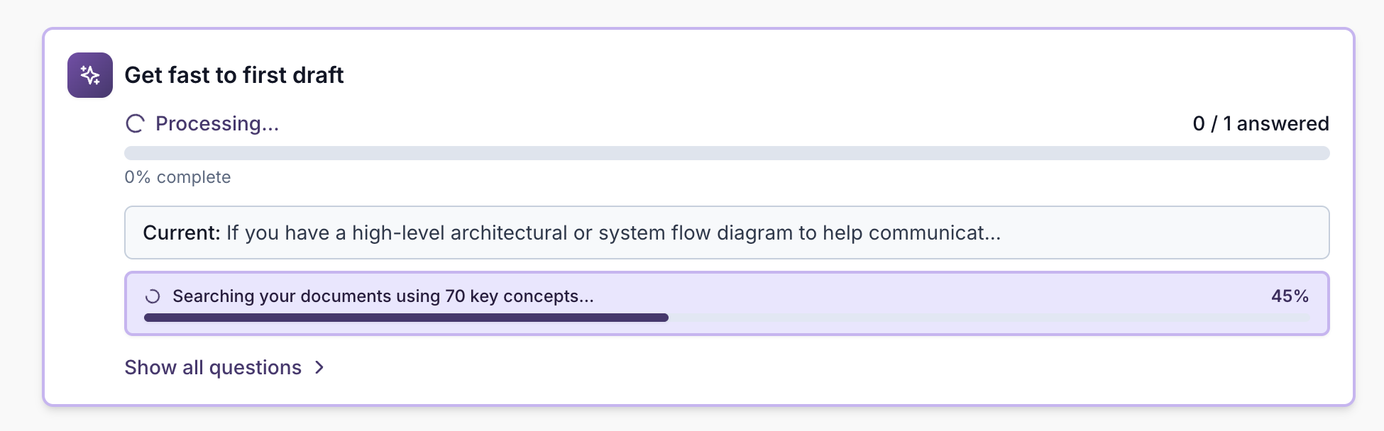 Lightning-Fast AI Drafts