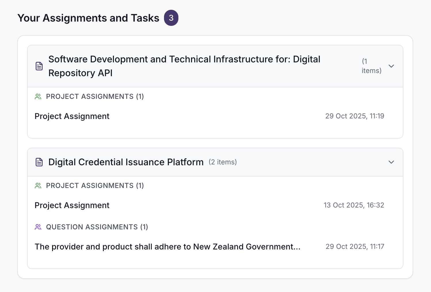 Personalised Dashboard