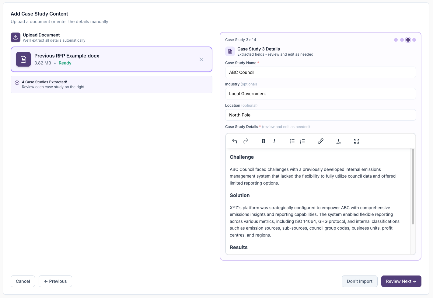 Automated Case Study & Key Personnel Extraction